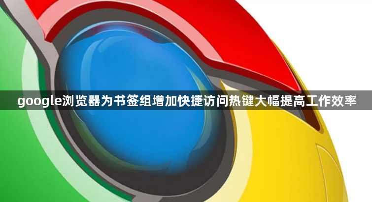 google浏览器为书签组增加快捷访问热键大幅提高工作效率1
