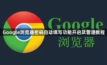 Google浏览器密码自动填写功能开启及管理教程1