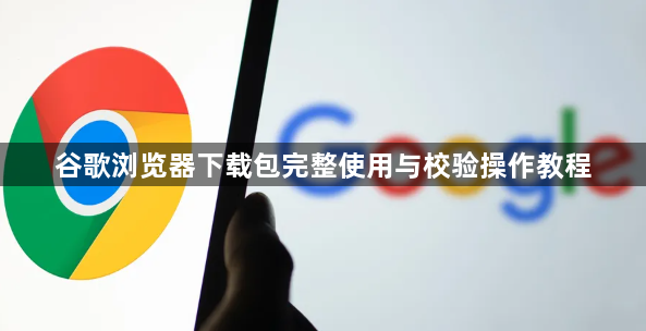 谷歌浏览器下载包完整使用与校验操作教程1