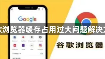 谷歌浏览器缓存占用过大问题解决方案1