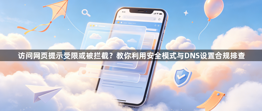 访问网页提示受限或被拦截?教你利用安全模式与DNS设置合规排查1