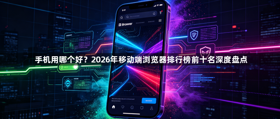 手机用哪个好?2026年移动端浏览器排行榜前十名深度盘点1