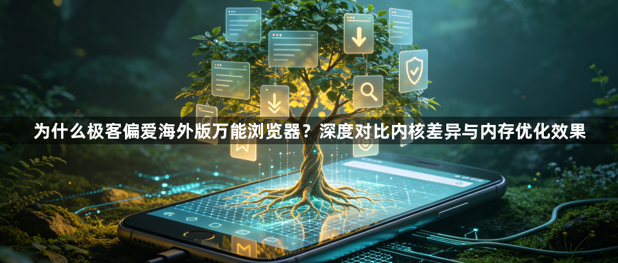 为什么极客偏爱海外版万能浏览器？深度对比内核差异与内存优化效果1