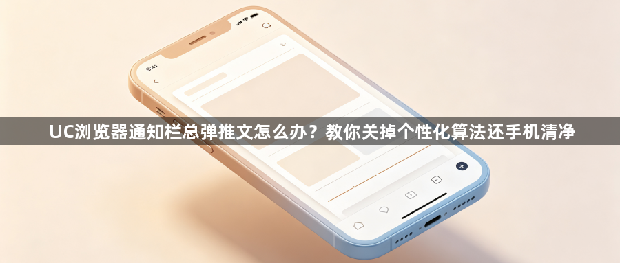 UC浏览器通知栏总弹推文怎么办？教你关掉个性化算法还手机清净1