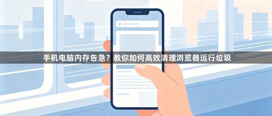 手机电脑内存告急?教你如何高效清理浏览器运行垃圾1
