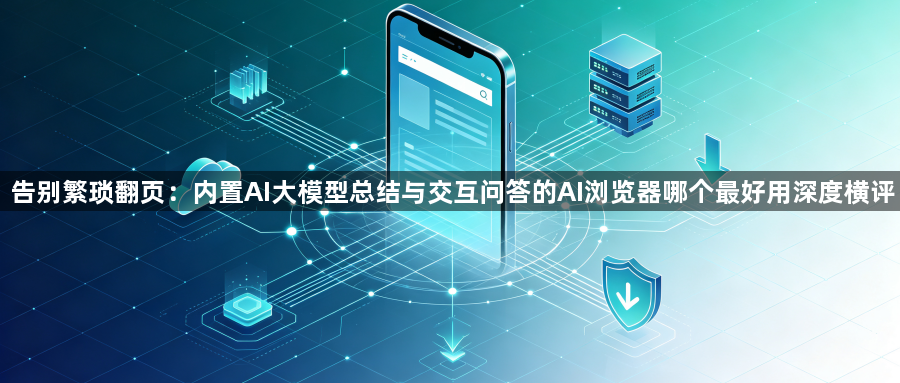 告别繁琐翻页:内置AI大模型总结与交互问答的AI浏览器哪个最好用深度横评1