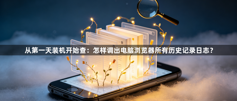 从第一天装机开始查:怎样调出电脑浏览器所有历史记录日志?1