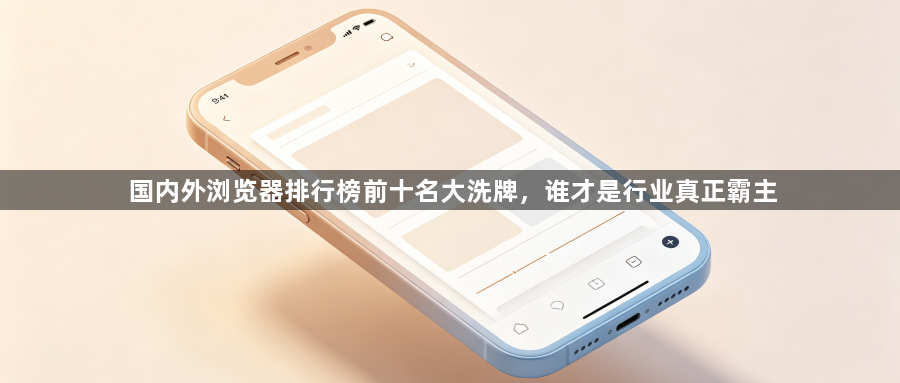 国内外浏览器排行榜前十名大洗牌,谁才是行业真正霸主1