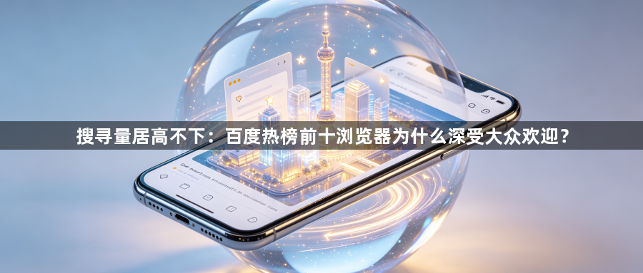 搜寻量居高不下：百度热榜前十浏览器为什么深受大众欢迎？1