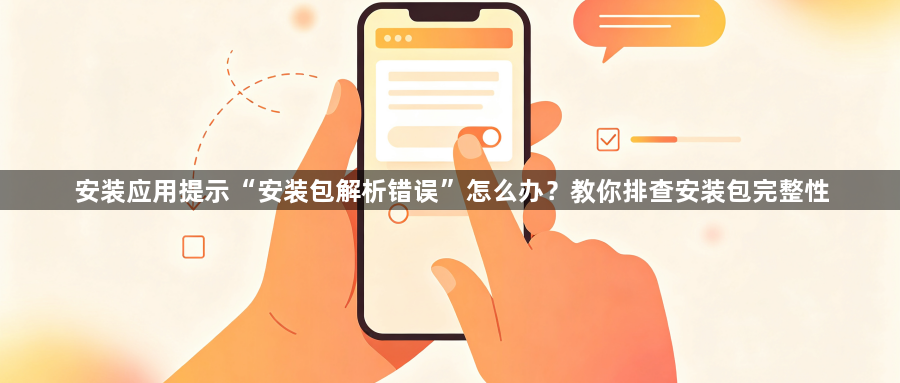 安装应用提示“安装包解析错误”怎么办?教你排查安装包完整性1