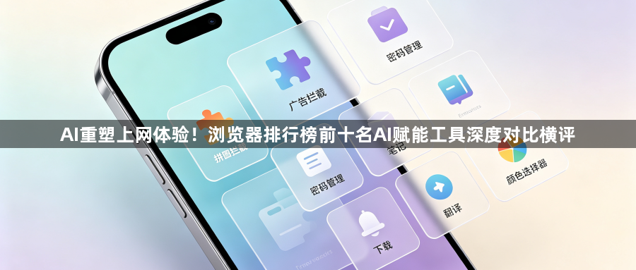 AI重塑上网体验!浏览器排行榜前十名AI赋能工具深度对比横评1