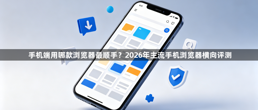 手机端用哪款浏览器最顺手？2026年主流手机浏览器横向评测1