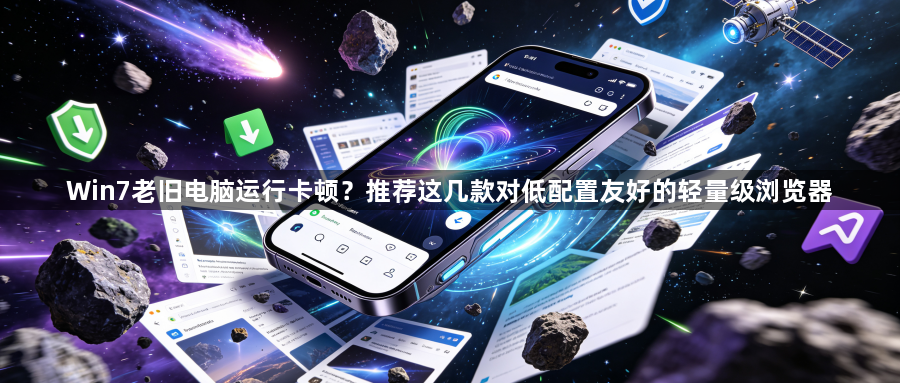 Win7老旧电脑运行卡顿?推荐这几款对低配置友好的轻量级浏览器1