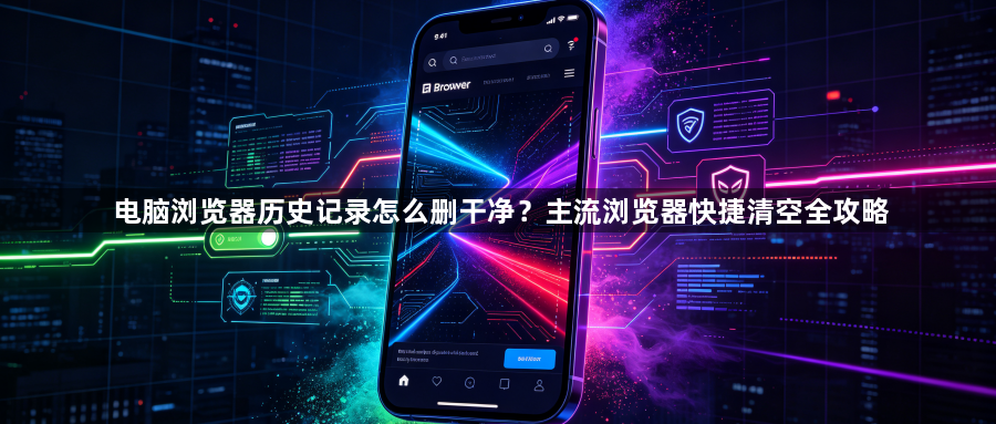 电脑浏览器历史记录怎么删干净？主流浏览器快捷清空全攻略1